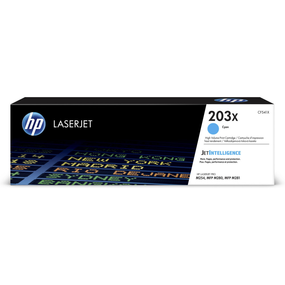 Картридж HP 203X CLJ M280/M281/M254 Cyan (2500 стор)