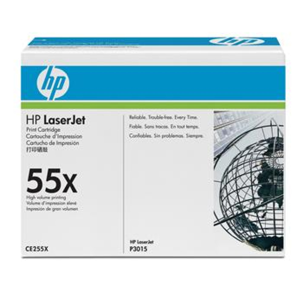 Картридж HP 55X LJ P3015/M521/M525 Black (12500 стор)