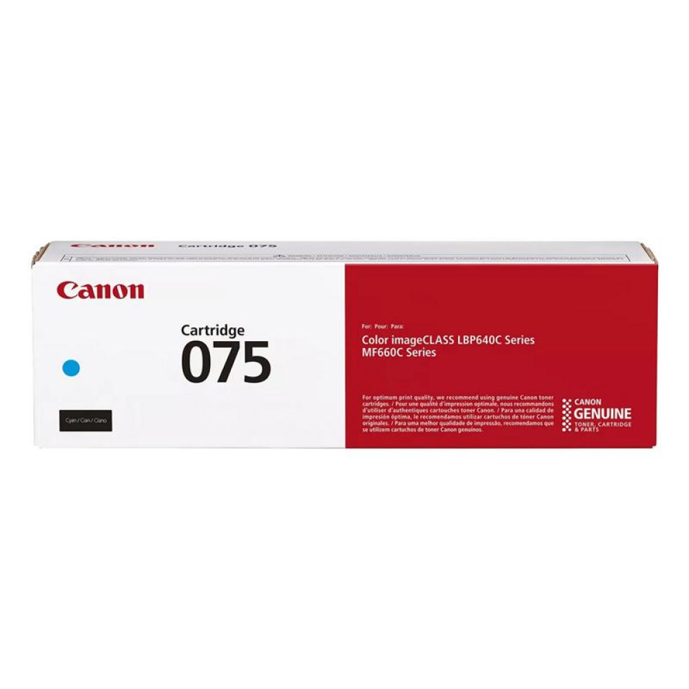 Картридж Canon 075C MF664Cdw/MF667Cdw/LBP646Cdw/LBP647Cdw Cyan (1300 стор.)