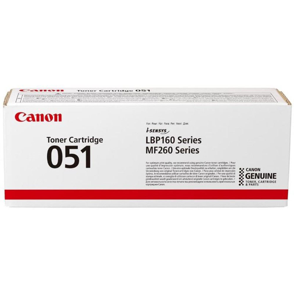 Тонер-картридж Canon 051 LBP162dw/MF269dw/267dw/264dw Black (1700 стор)