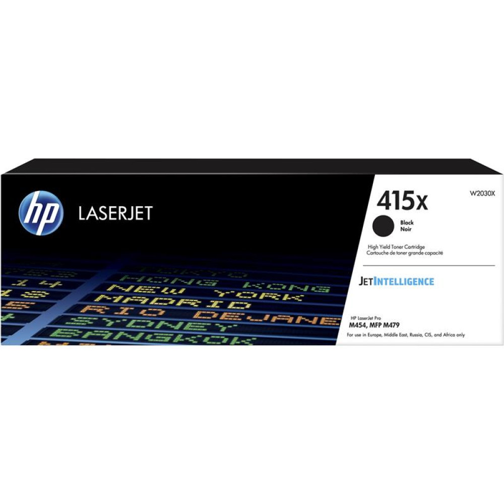 Картридж HP 415X CLJ Pro M414/454/479, Enterprise M455/M480 Black (7500стор)
