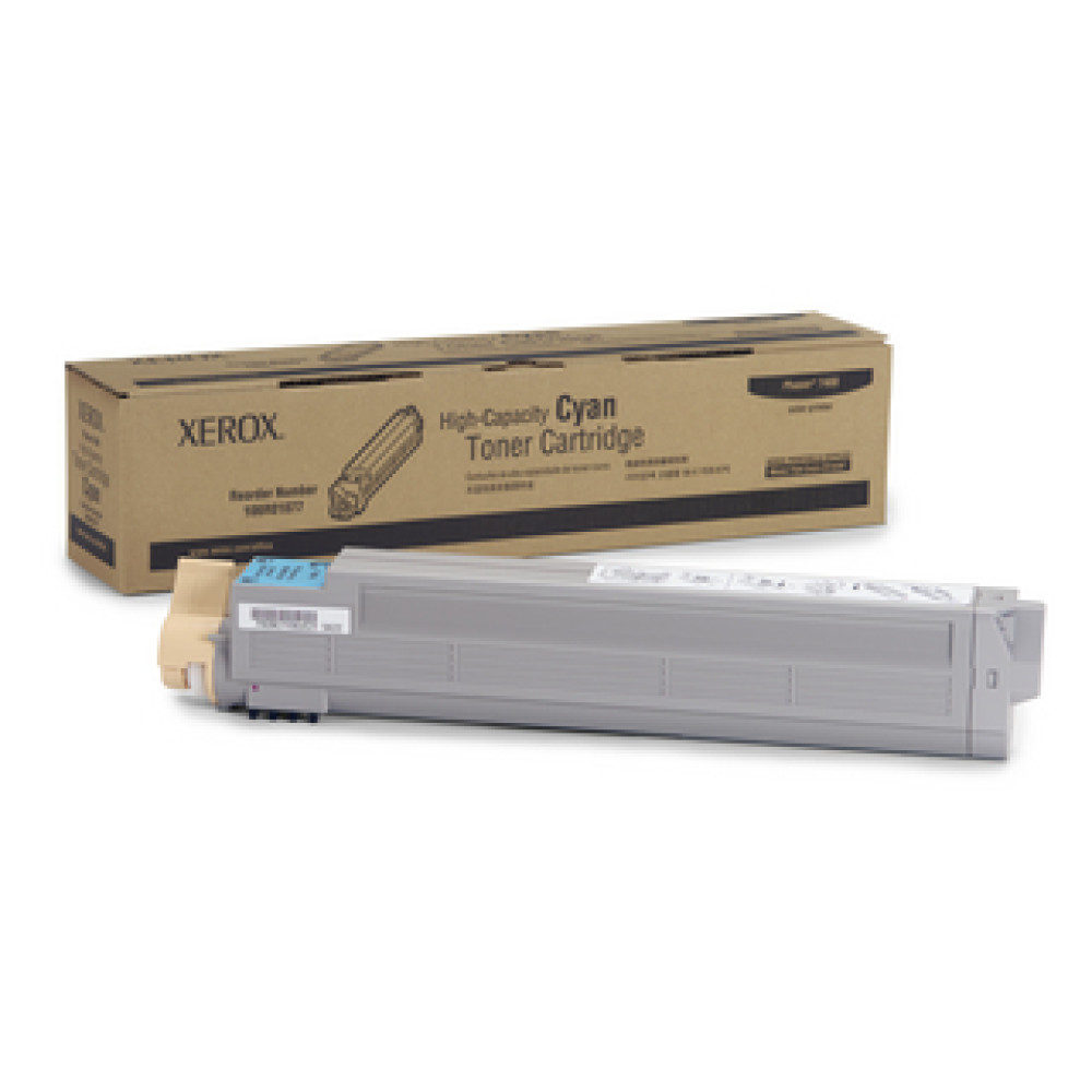 Тонер картридж Xerox PH7400 Cyan (Max)