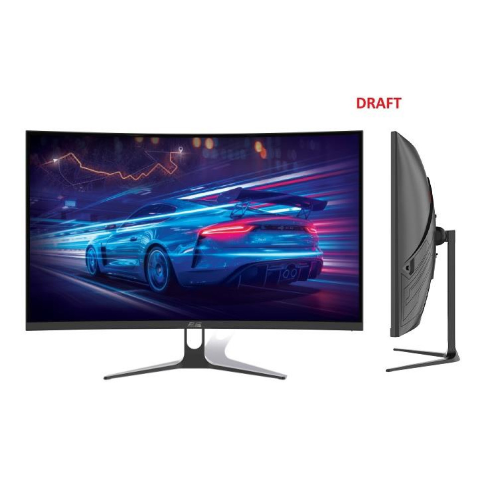Монітор 2E GAMING 31.5" R3225B 2xHDMI, DP, VA, 2560x1440, 180Hz, 1ms, CURVED, FreeSync