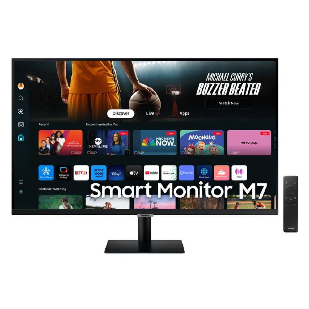 Монітор Samsung 32"S32DM702 HDMI, USB, Bluetooth, VA, 3840x2160, 4ms