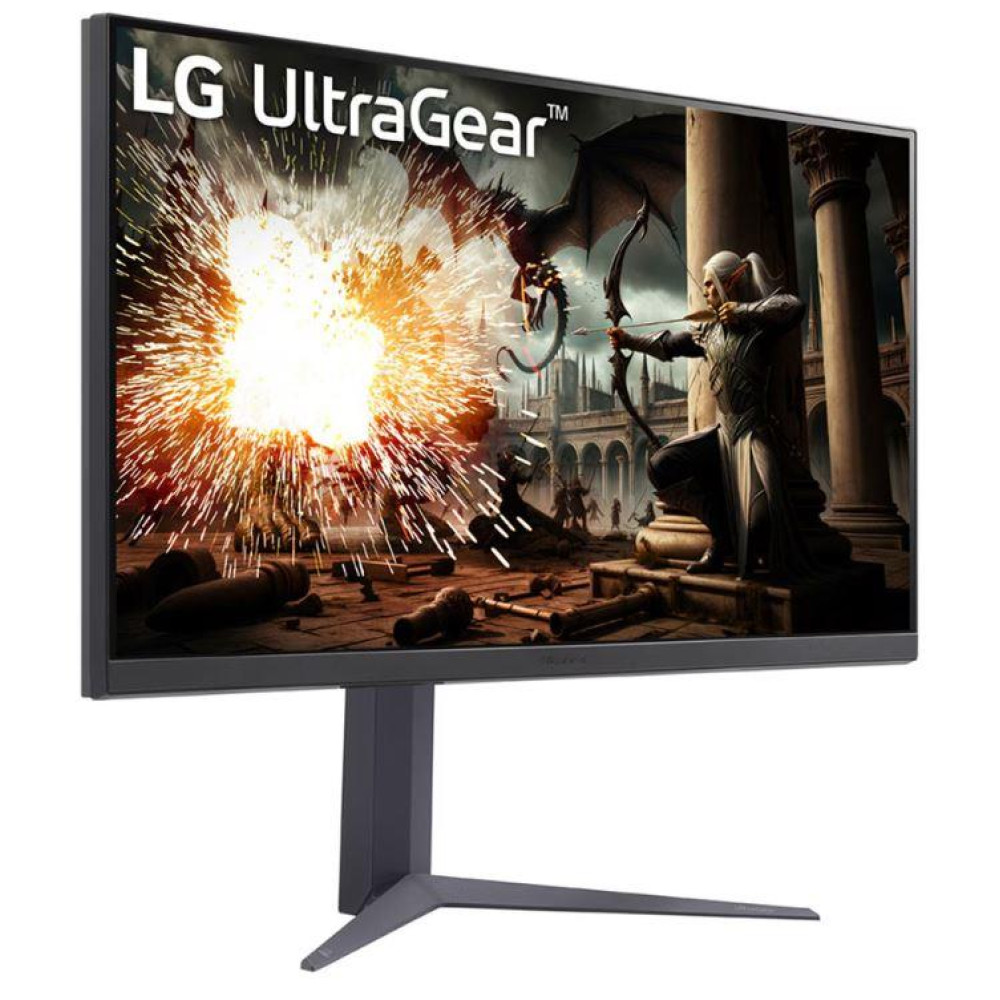Монітор LG 31.5" 32GS75Q-B 2xHDMI, DP, Audio, IPS, 2560x1440, 180Hz, 1ms, sRGB 99%, G-SYNC, FreeSync, Pivot, HDR400