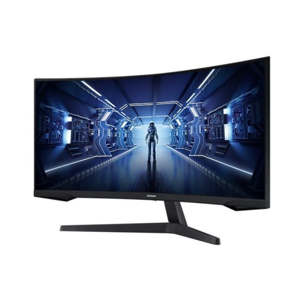 Монітор Samsung 34" Odyssey G5 C34G55TWW D-Sub, 2xHDMI, DP, VA, 3440x1440, 21:9, 165Hz, 1ms, CURVED