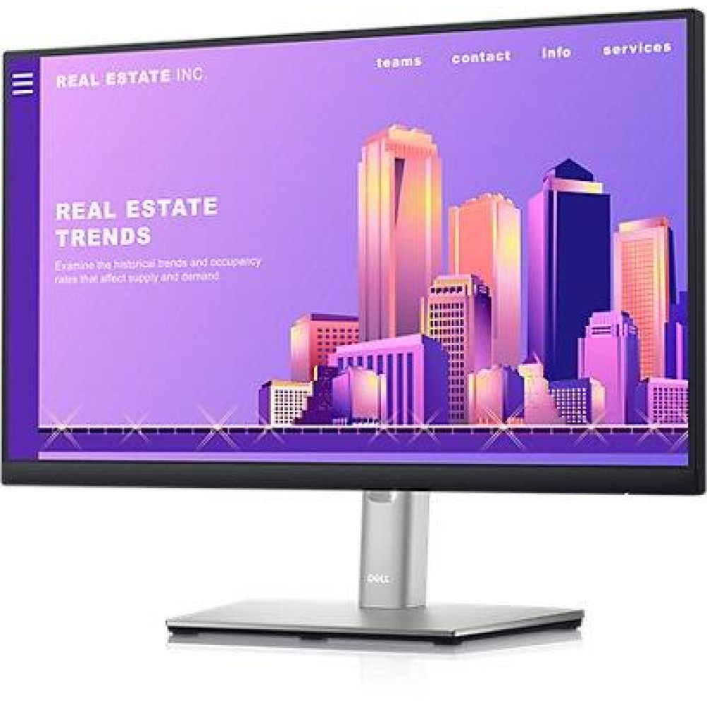 Монітор DELL 21.5" P2222H D-Sub, HDMI, DP, USB3.2, IPS, Pivot