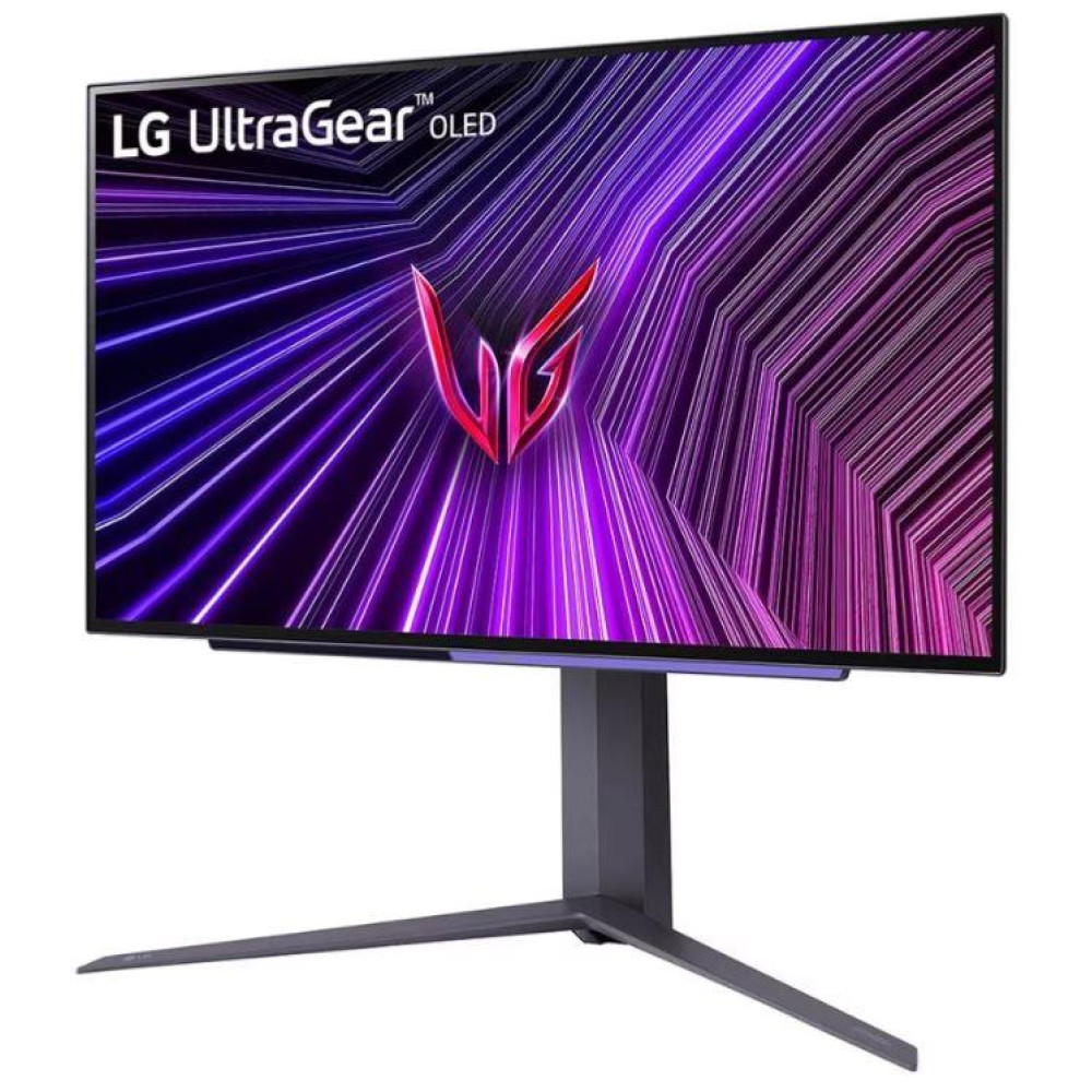 Монітор LG 27" 27GS95QE-B 2xHDMI, DP, USB, Audio, OLED, 2560x1440, 240Hz, 0.03ms, DCI-P3 98.5%, G-SYNC, FreeSync, AdaptiveSync, Pivot, DisplayHDR TRUE BLACK 400