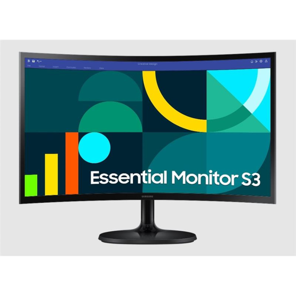 Монітор Samsung 23.8" S24D360 D-Sub, HDMI, VA, 100Hz, 4ms, CURVED