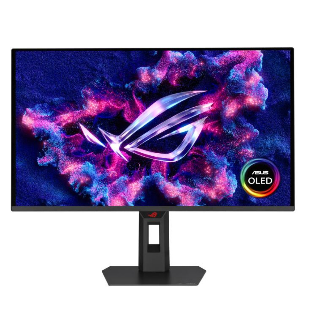 Монітор Asus 26.5" ROG Strix XG27AQDPG 2xHDMI, DP, 2xUSB, QD-OLED, 2560x1440, 500Hz, 0.03ms, DCI-P3 99%, AdaptiveSync, Pivot, HDR500