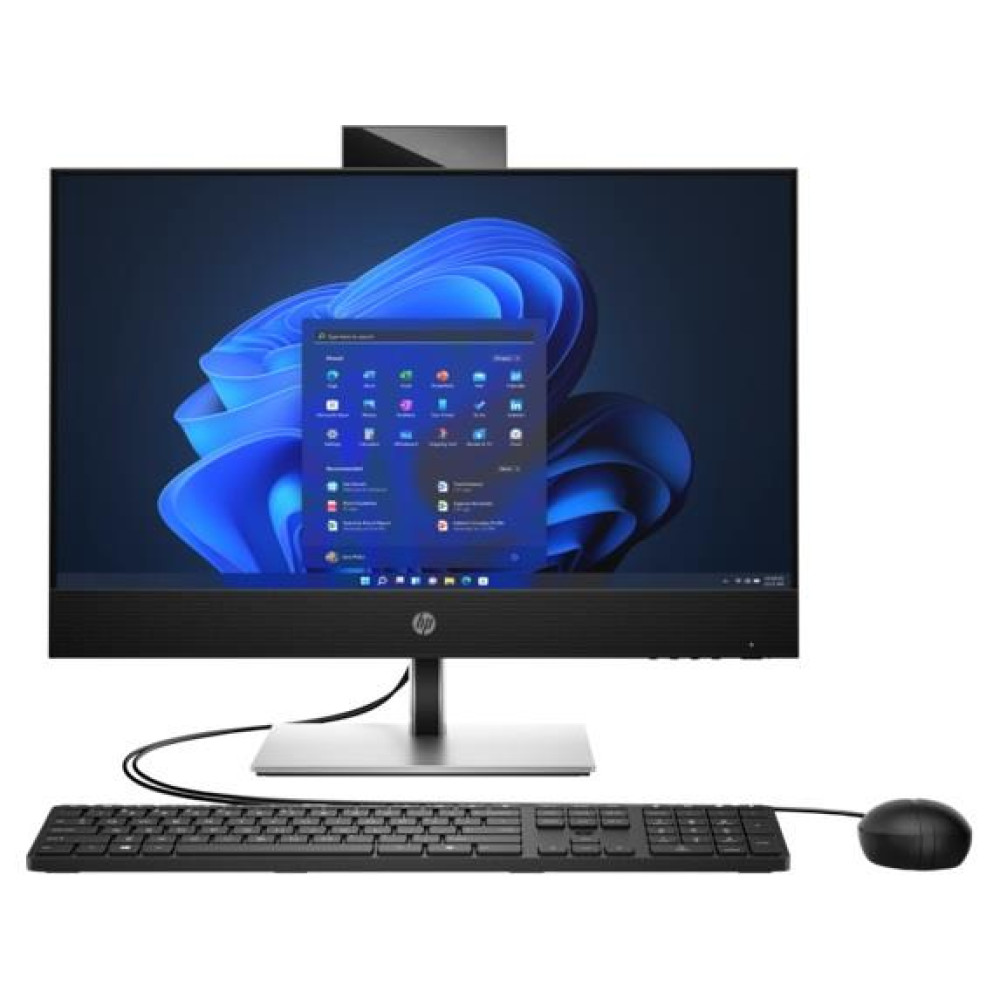 Комп'ютер персональний моноблок HP ProOne 440-G9 23.8" FHD IPS AG, Intel i3-12100T, 8GB, F256GB, UMA, WiFi, кл+м, 3Y, DOS, чорний