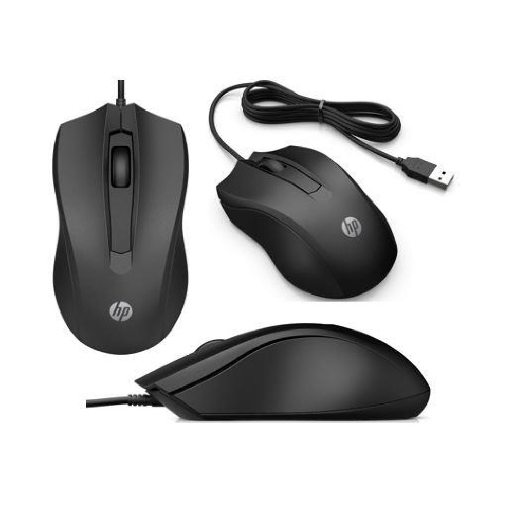 Миша HP 100 USB Black