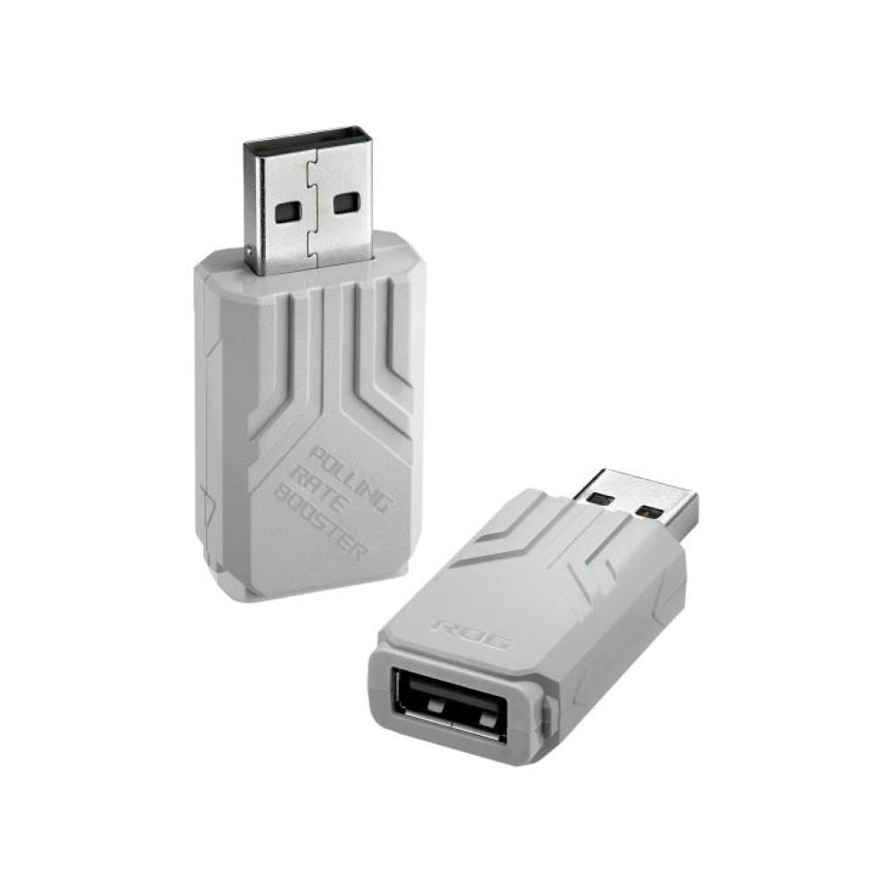 Адаптер підвищення частоти опитування ASUS ROG Polling Rate Booster 8000 Гц, білий