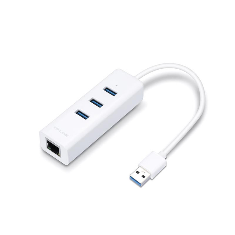 Мережевий адаптер TP-LINK UE330 USB3.0 to GE 3xUSB3.0 HUB