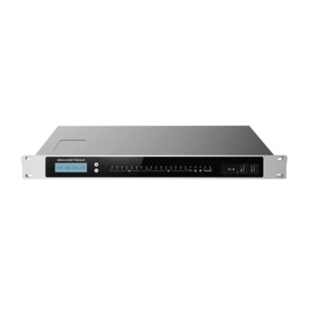 Grandstream UCM6308, IP PBX appliance, 8 FXO ports, 8 FXS ports, Dual GigE RJ45 Ethernet ports with PoE Plus