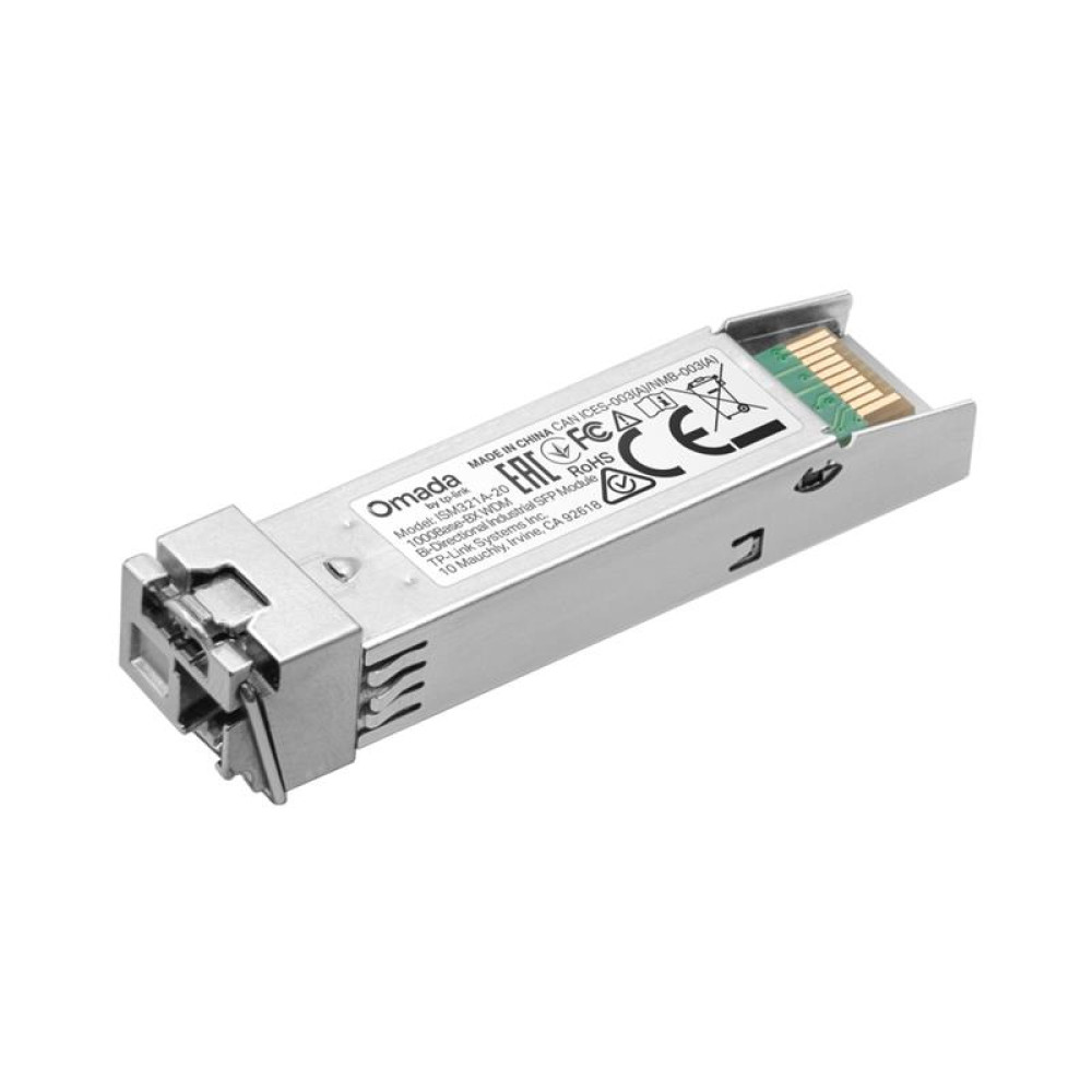 Промисловий трансивер SFP TP-LINK ISM321A 1x1000BaseBX, SM, WDM, 20km LC Промисловий трансивер SFP TP-LINK ISM321A 1x1000BaseBX, SM, WDM, 20km LC