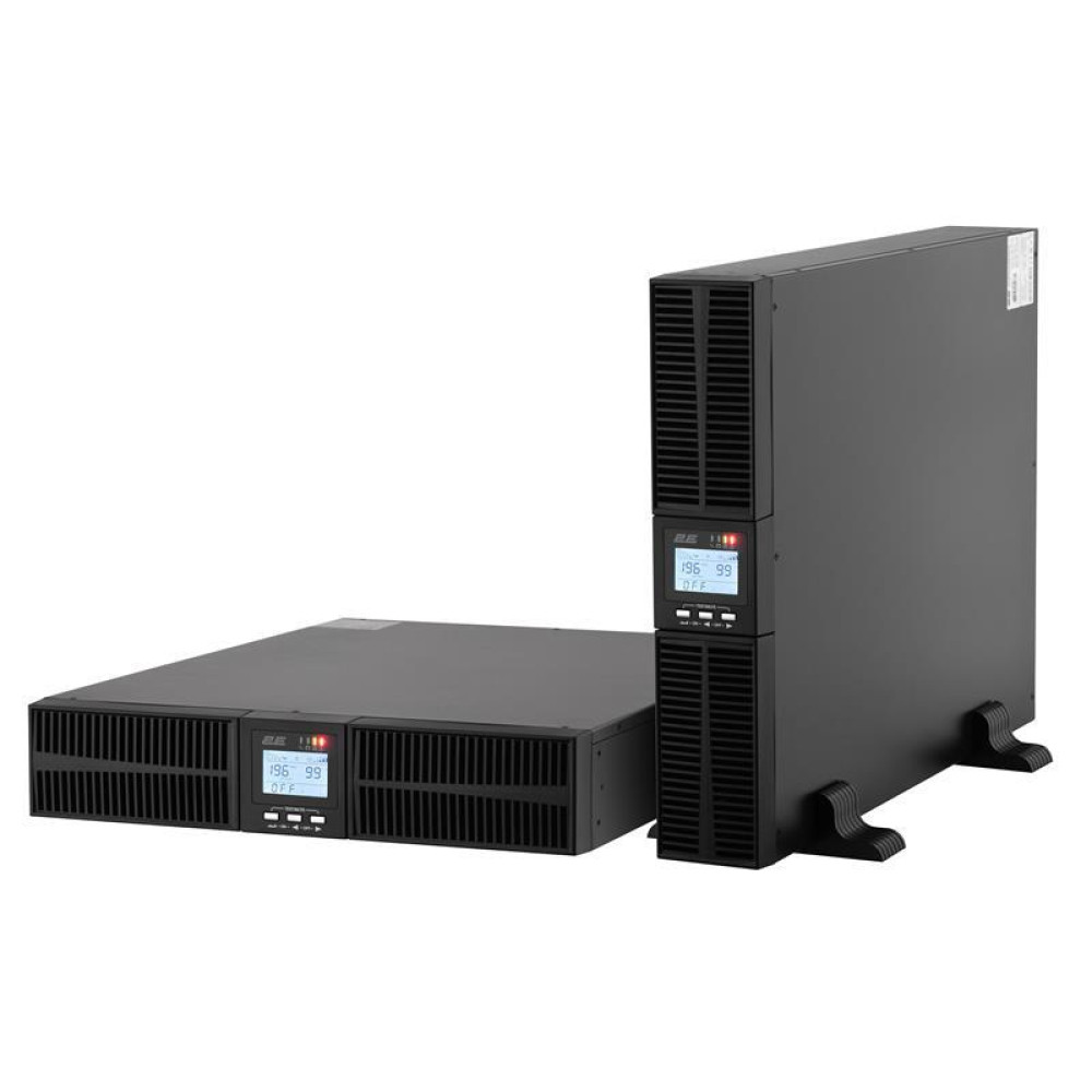 Джерело безперебійного живлення 2E SD10000RTL, 10kVA/10kW, RT4U, LCD, USB, на зовнішні АКБ, Terminal in&out