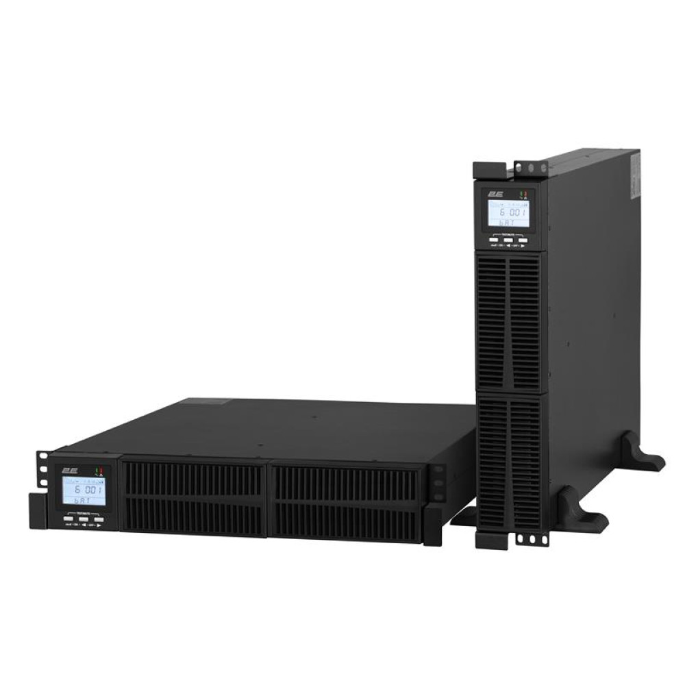 Джерело безперебійного живлення 2E OD1000RT, 1000VA/900W, RT2U, LCD, USB, 3xSchuko