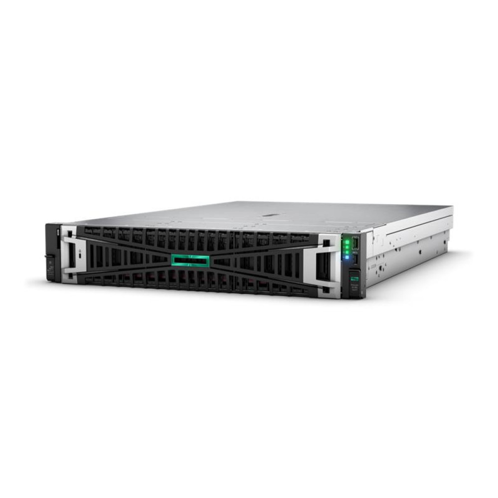 Сервер HPE DL385 Gen11 9115 3.2-3.4GHz/16-core/1P, 2x32GB, 8SFF, 2x10Gb BASE-T, MR408i-o, 2x480GB SATA SSD, 2x1000w, 2U, iLo STD, 3Y Warranty [Замовлення 30 дні
