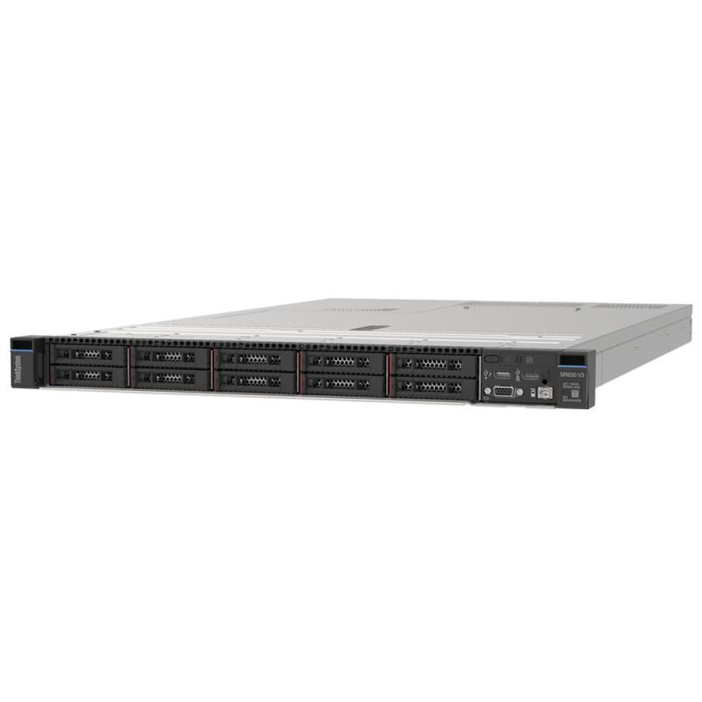 Сервер Lenovo ThinkSystem SR630 V3, 2xIntel Xeon Gold 5415+ 8C 2.9-3.7GHz 150W, 4x32GB 1Rx4, 960GBx2 NVMe, 2x3.84TB SSD, 6x800GB SSD, ThinkSystem M.2 SATA/x4 N