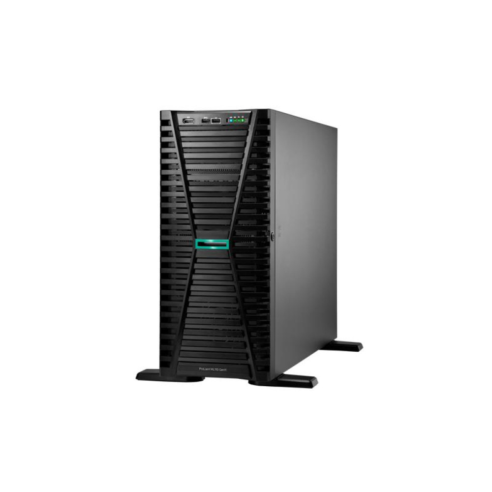 Сервер HPE ML110 Gen11 3508U 2.1GHz/8-core/1P, 32GB, 8SFF, 1Gb, VROC, 2x480GB SATA SSD, 2x1000W, Tower, iLo STD, 3Y Warranty [Замовлення 30 днів]