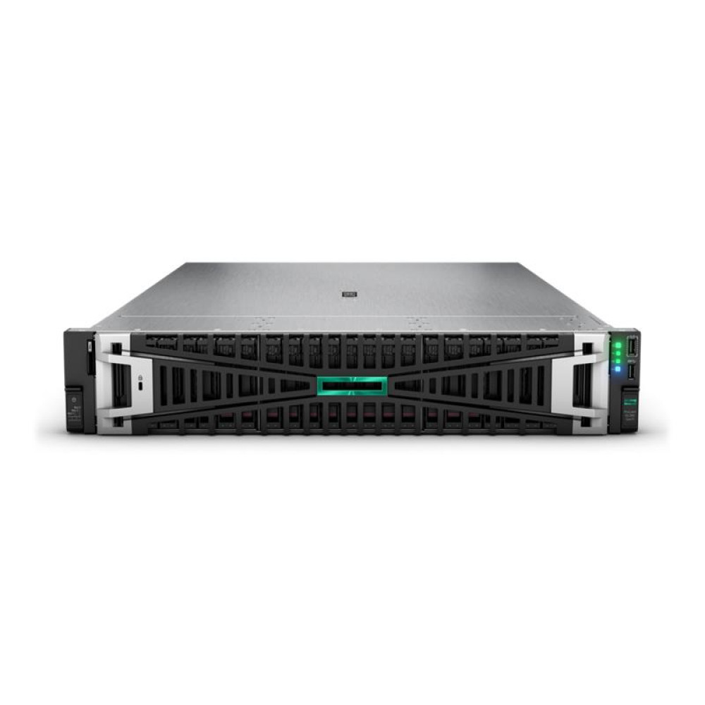 Сервер HPE DL380 Gen11 6526Y 2.8GHz/16-core/1P, 128GB, 8SFF, 2x10Gb BASE-T, NS204i-u NC BCM57416 2x1000W, 2U, iLo STD, 3Y Warranty