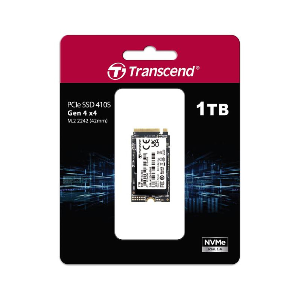 Накопичувач SSD Transcend M.2 1TB PCIe 4.0 MTE410S 2242
