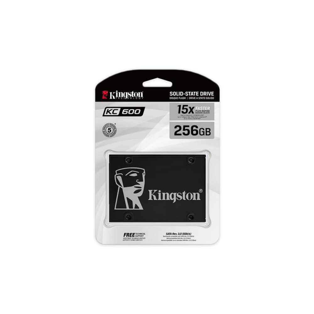Накопичувач SSD Kingston 2.5" 256GB SATA KC600