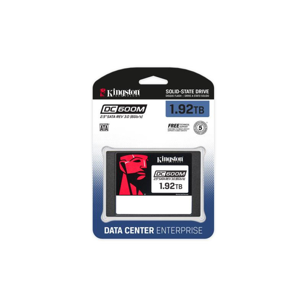 Накопичувач SSD Kingston 2.5" 1.9TB SATA DC600M