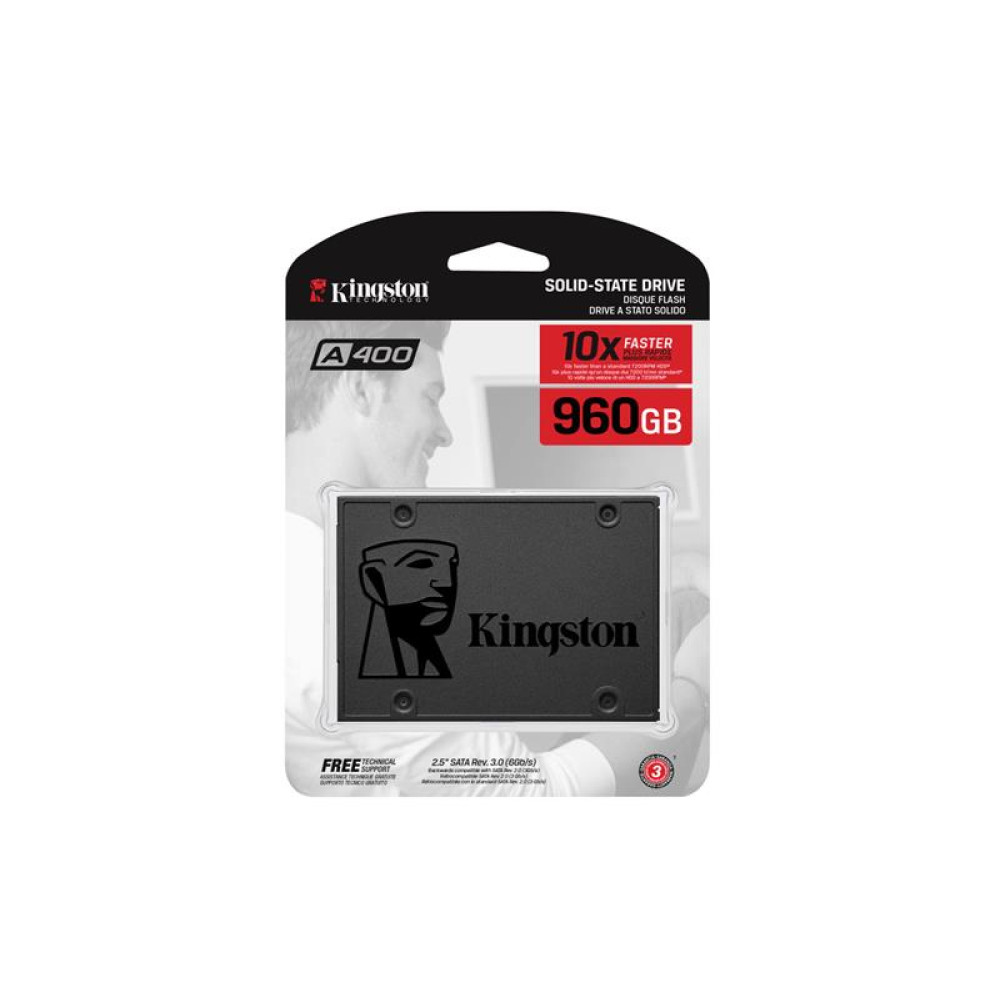 Накопичувач SSD Kingston 2.5" 960GB SATA A400