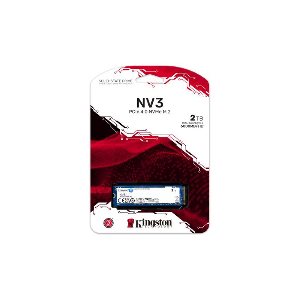 Накопичувач SSD Kingston M.2 2TB PCIe 4.0 NV3
