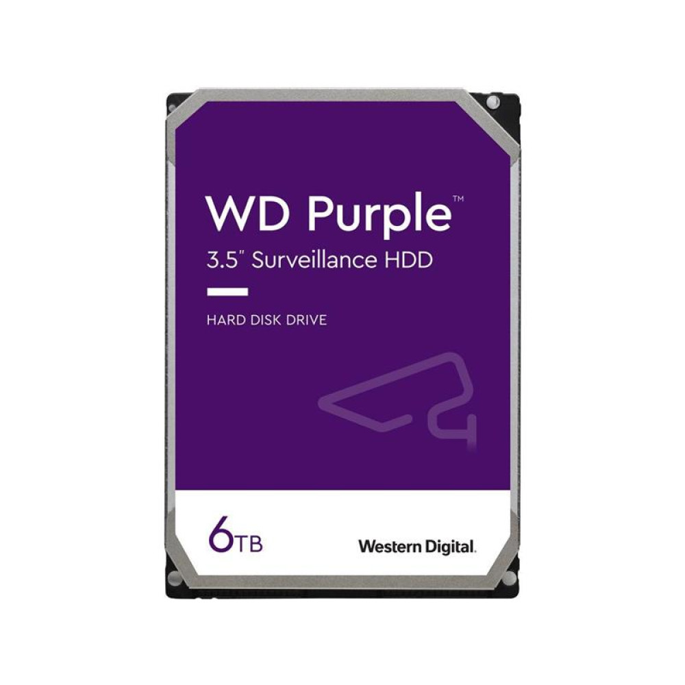 Жорсткий диск WD 6TB 3.5" 256MB SATA Purple Surveillance