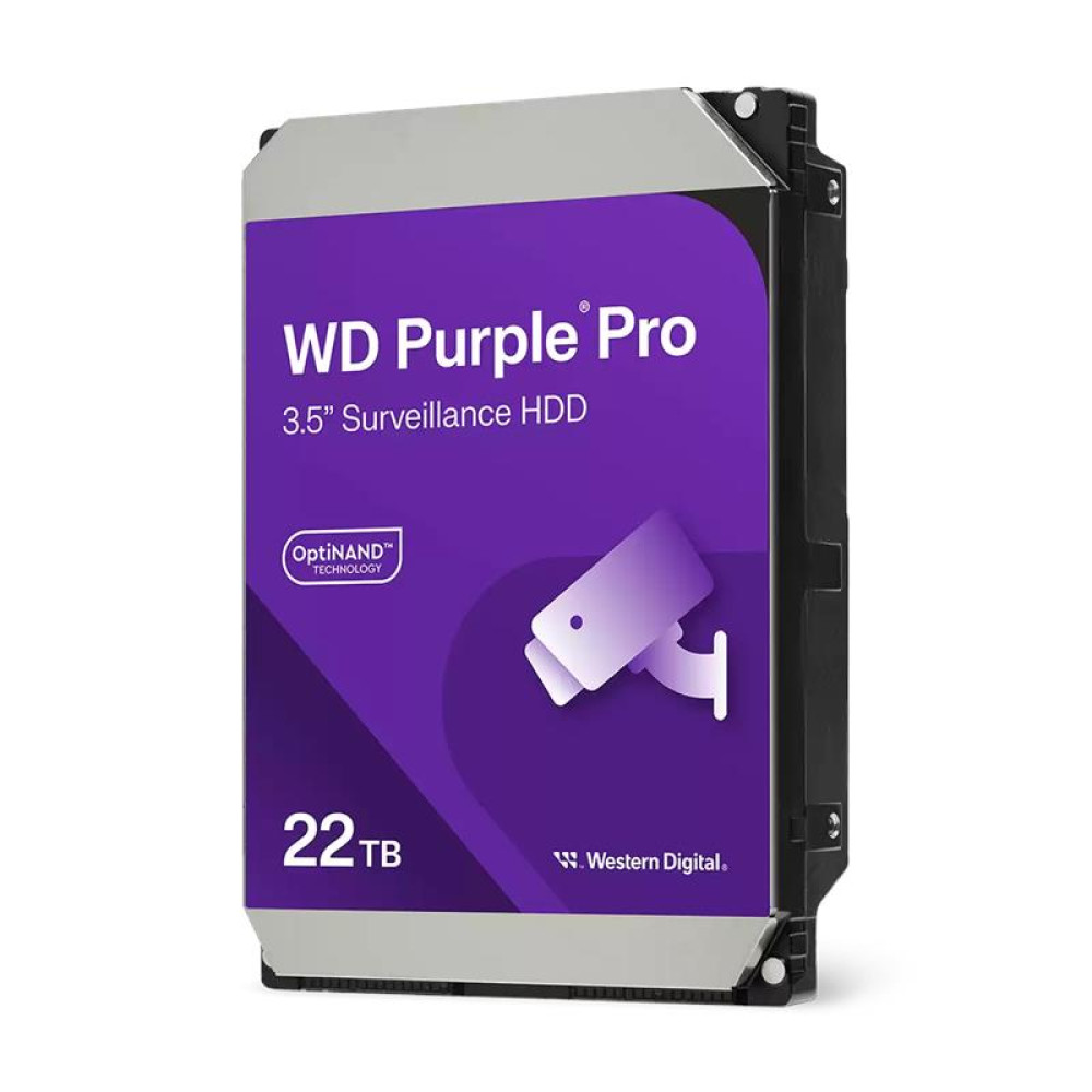 Жорсткий диск WD 22TB 3.5" 7200 512MB SATA Purple Pro Surveillance