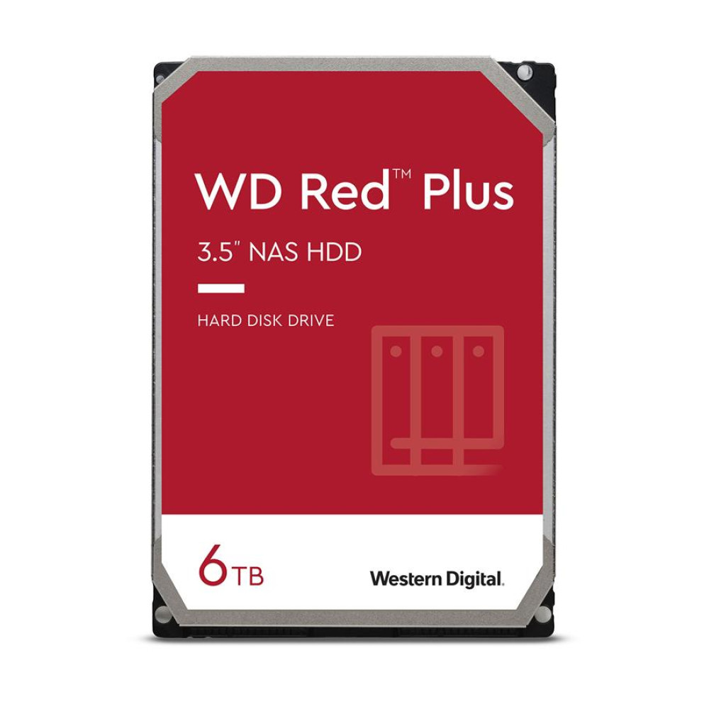 Жорсткий диск WD 6TB 3.5" 5400 256MB SATA Red Plus NAS