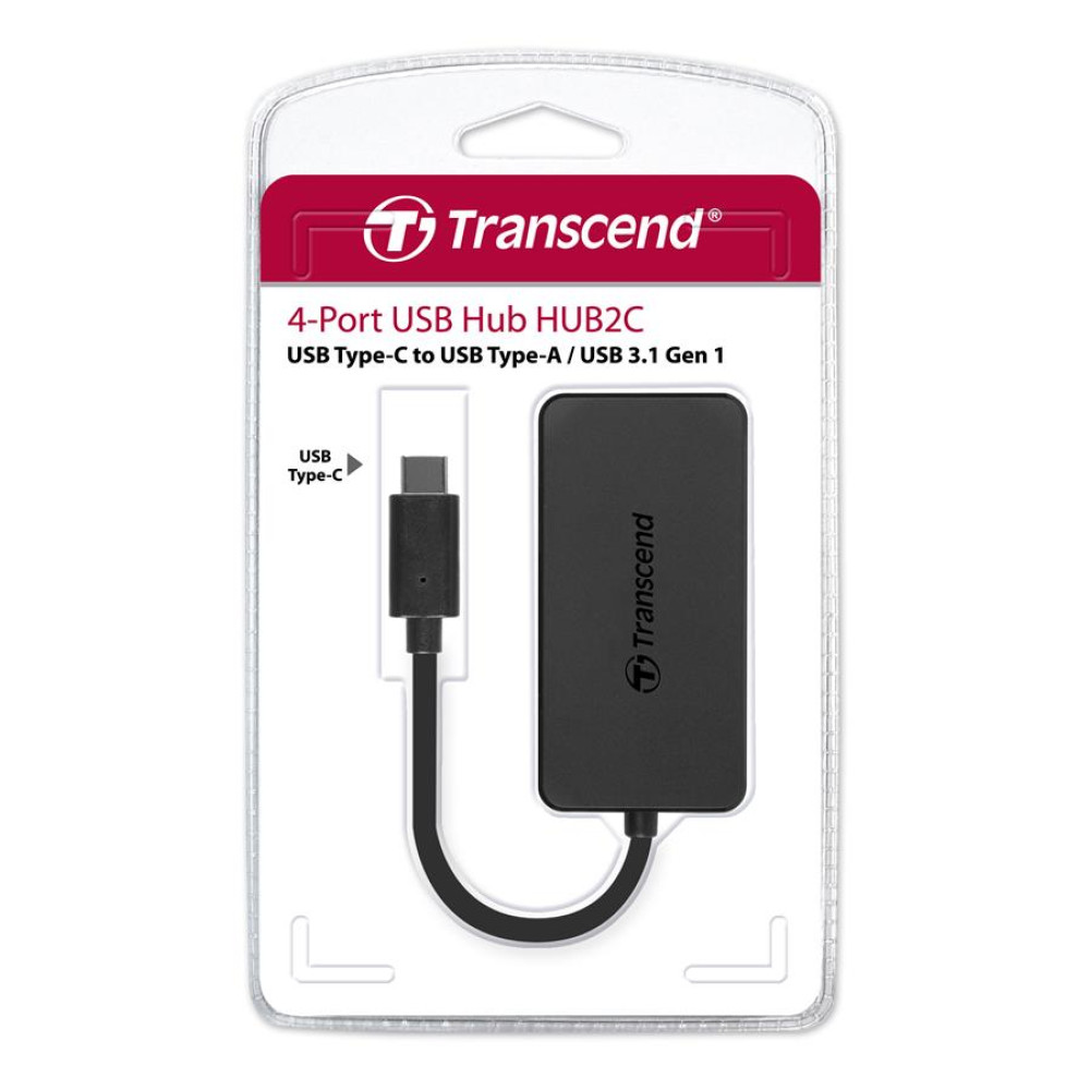 Хаб Transcend USB Type-C HUB 4 ports