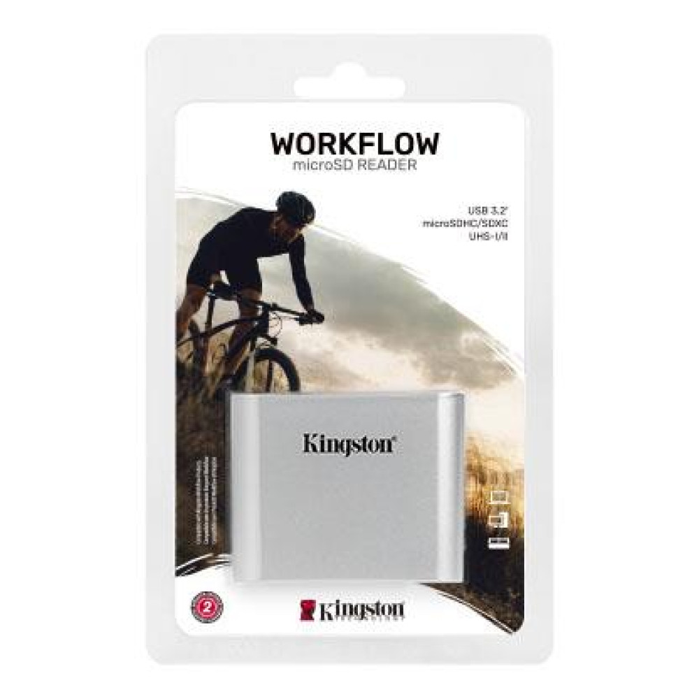Кардрідер Kingston Workflow Dual-Slot microSDHC/XC UHS-II Card Reader
