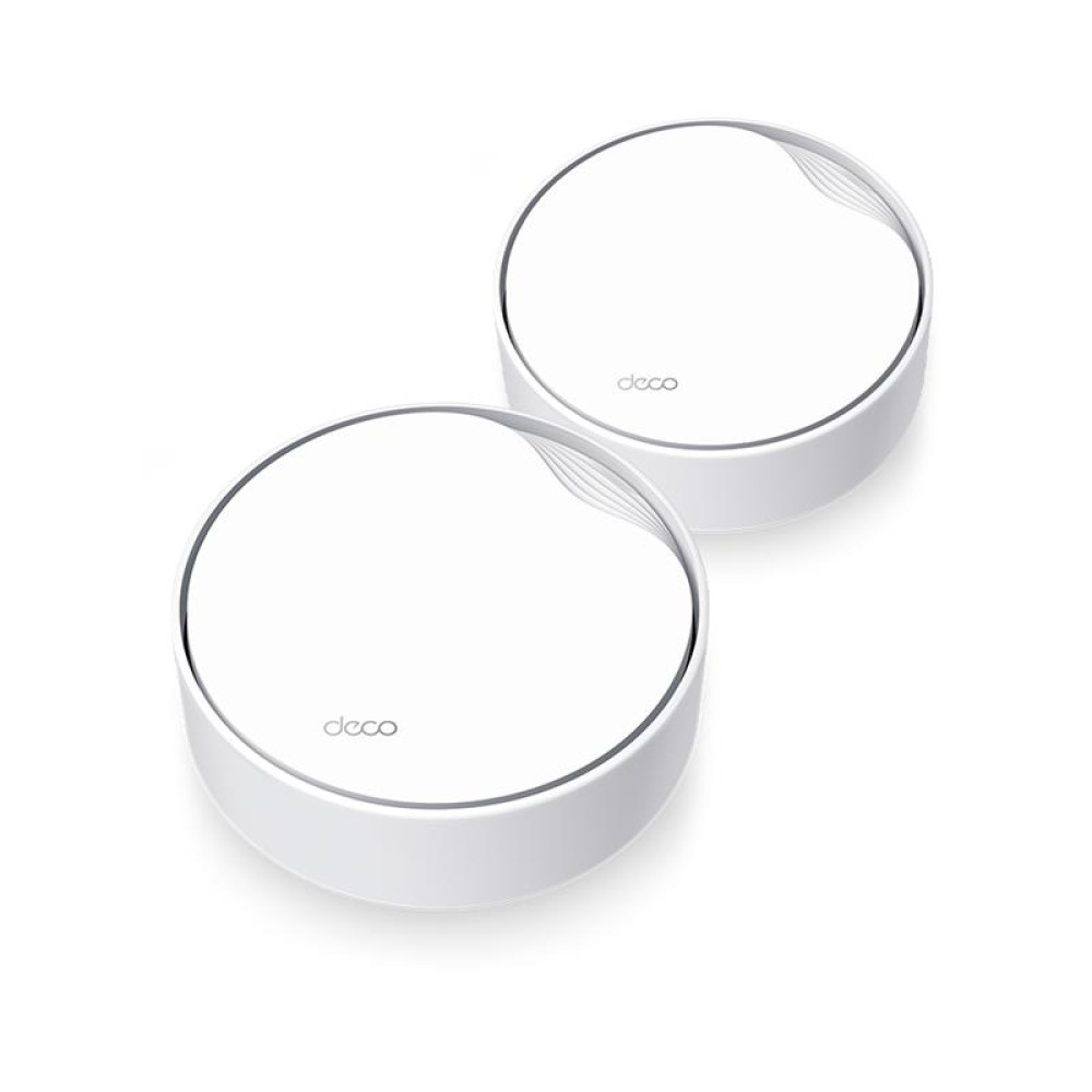 Маршрутизатор TP-LINK DECO X50 PoE 2PK AX3000 1xGE LAN/WAN 1x2,5GE LAN/WAN MU-MIMO OFDMA MESH