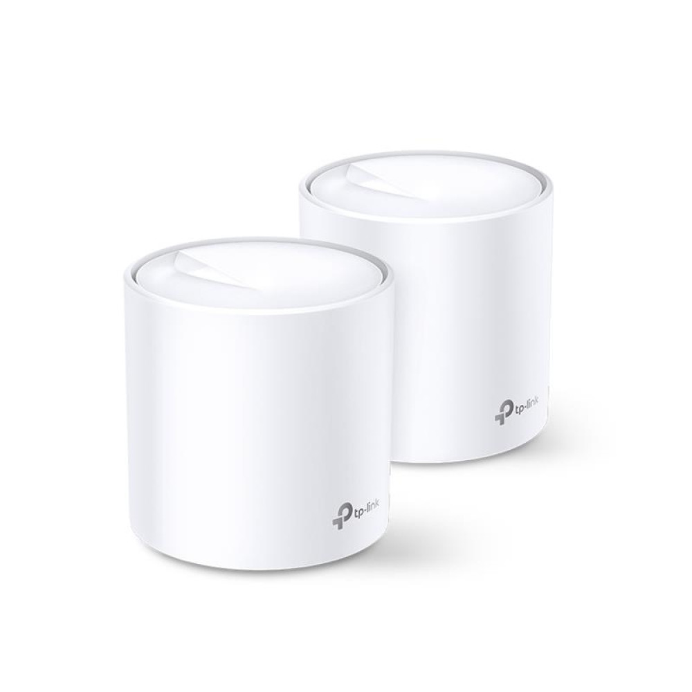 Маршрутизатор TP-LINK DECO X60 2PK AX3000 1xGE LAN 1xGE WAN MU-MIMO OFDMA MESH